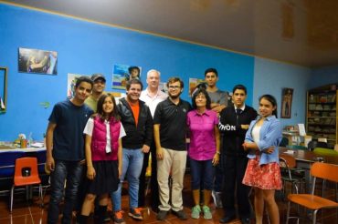 Maestros y estudiantes extranjeros de visita en el mes de Julio